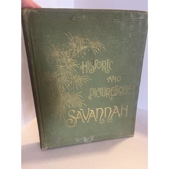 Adelaide Wilson / Historic and Picturesque Savannah 1st ed 1889 Georgia - Picture 1 of 3